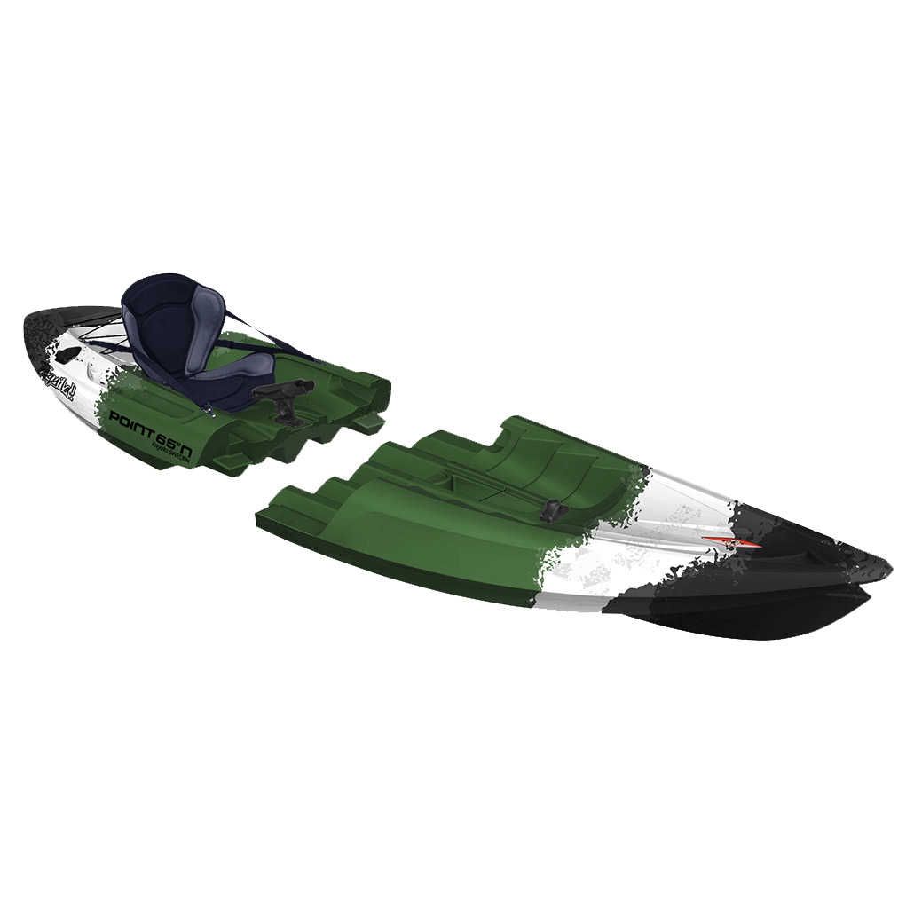 Kayak TEQUILA ANGLER modulable pour pêche tandem