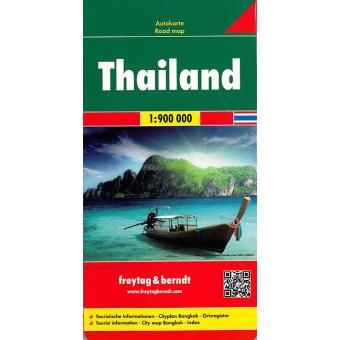 Carte de la Thailande