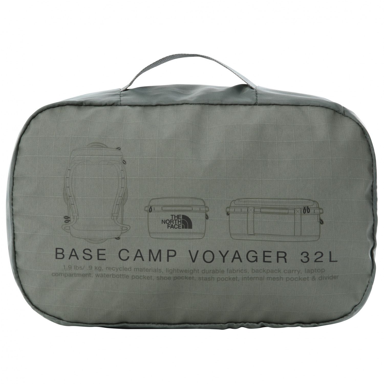 Duffel Bag Base Camp Voyager 32 L - Goblin Blue-Aviator Navy