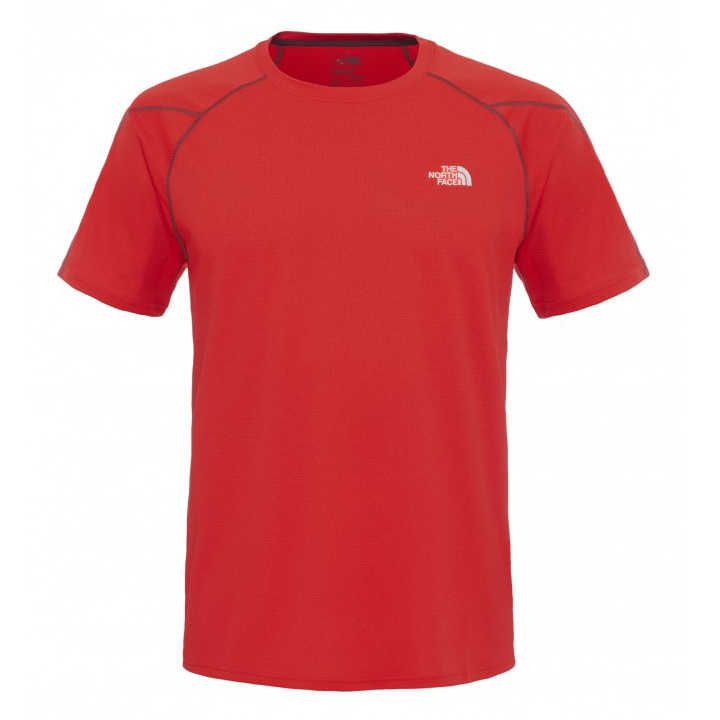 T-Shirt Voltage Manches Courtes Red Heather/Asphalt Grey Homme