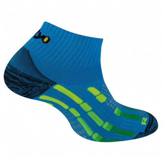 Chaussettes de sport Pody Air Run - Turquoise Jaune