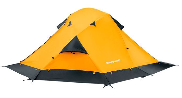 Tente d'expédition Mountain 1 Orange et gris 3 personnes 5kg