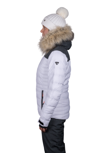 Veste de Ski femme Traqui - Blanc