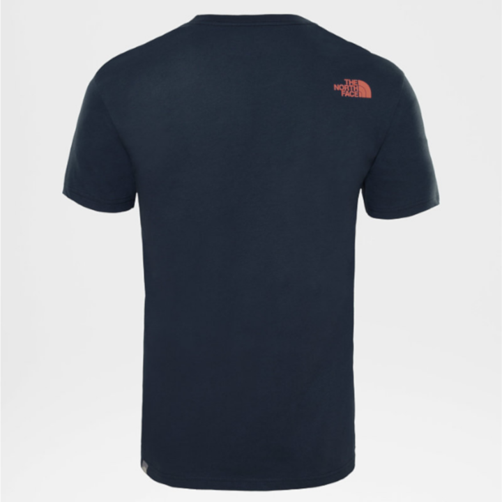 T-Shirt de Randonnée Easy Tee - Urban Navy Fiery Red