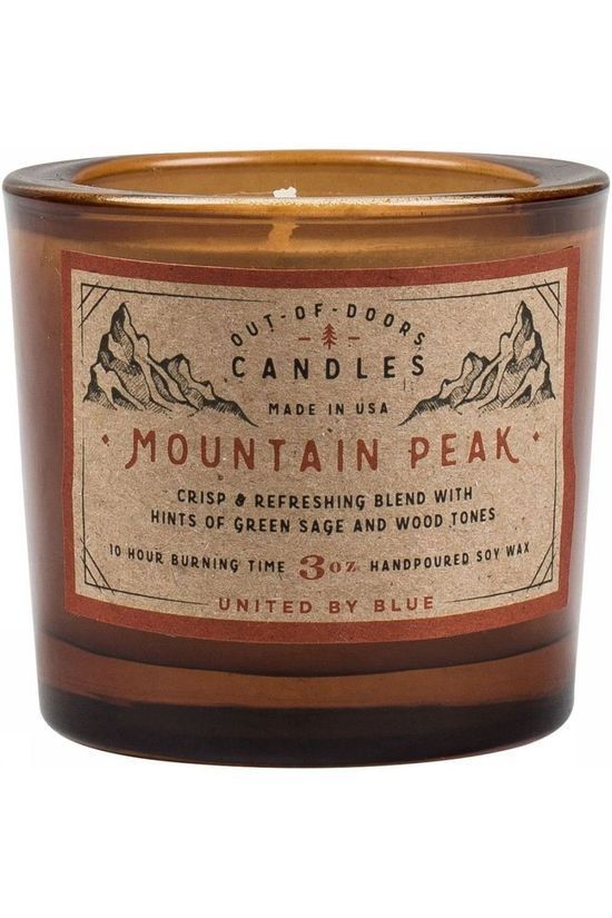 UNITED BY BLUE Bougie Out of door Candle 3oz - Mountain Peak