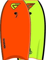 Bodyboard Usurper - Orange / Lime 