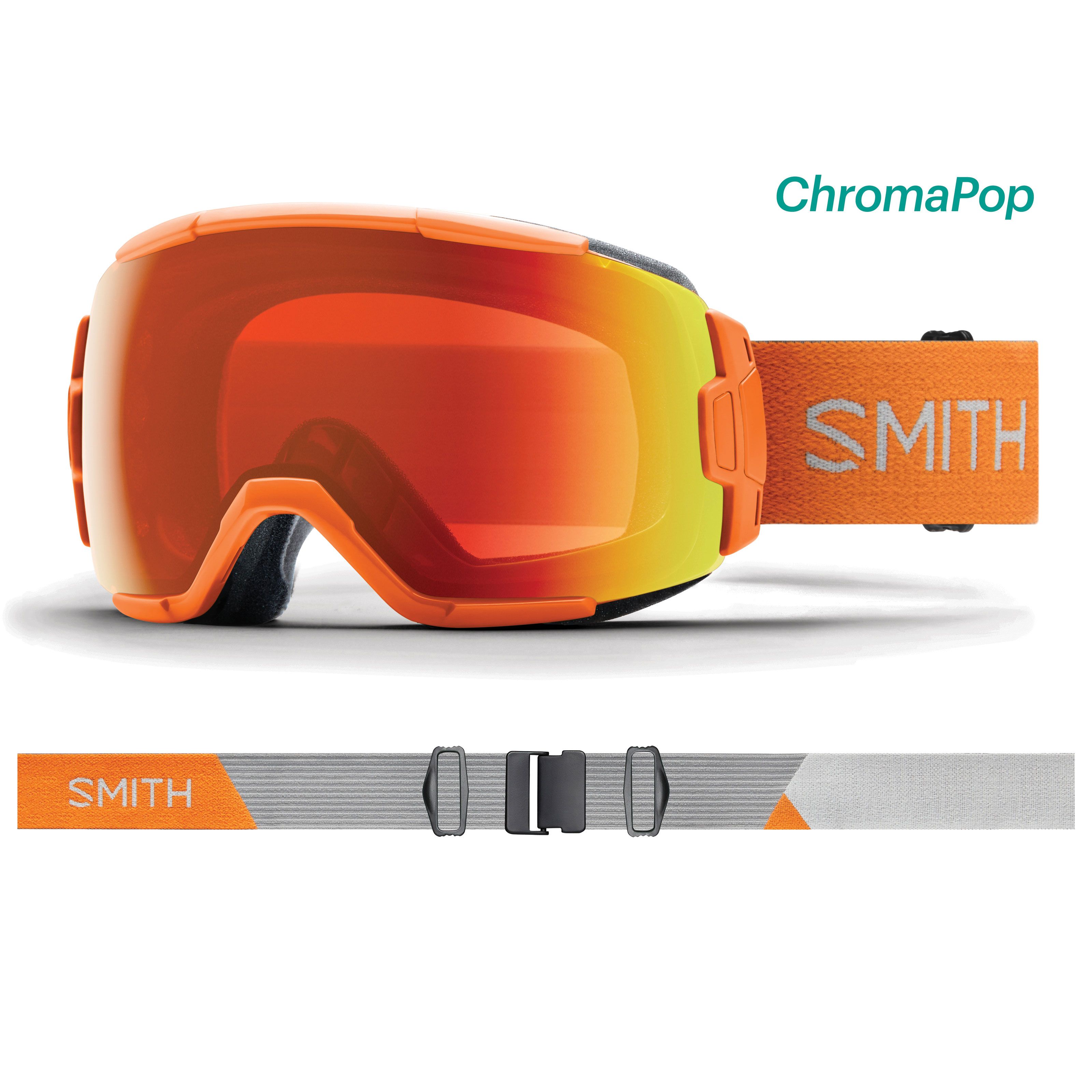 Masque de Ski Vice - Halo - ChromaPop Everyday Red Mirror
