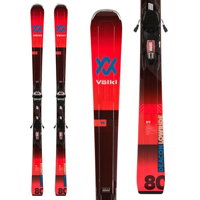 Pack ski Deacon 80 + Fixations Lowride XL 13 Demo - Black/White 2020 