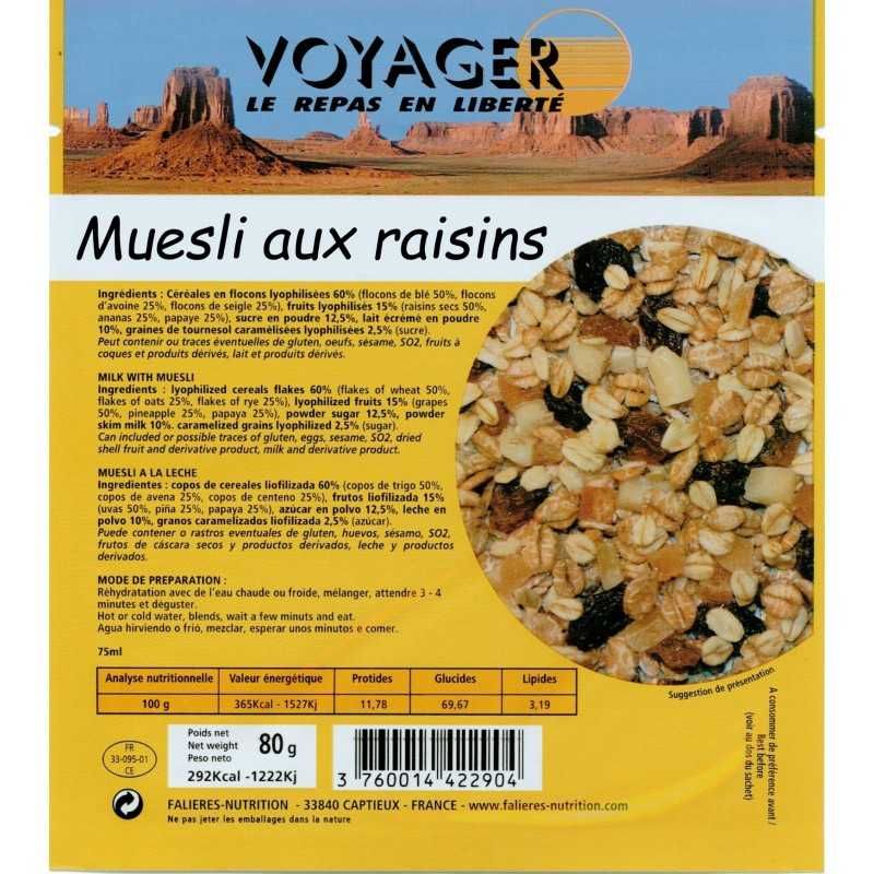 Muesli aux Raisins - 80g