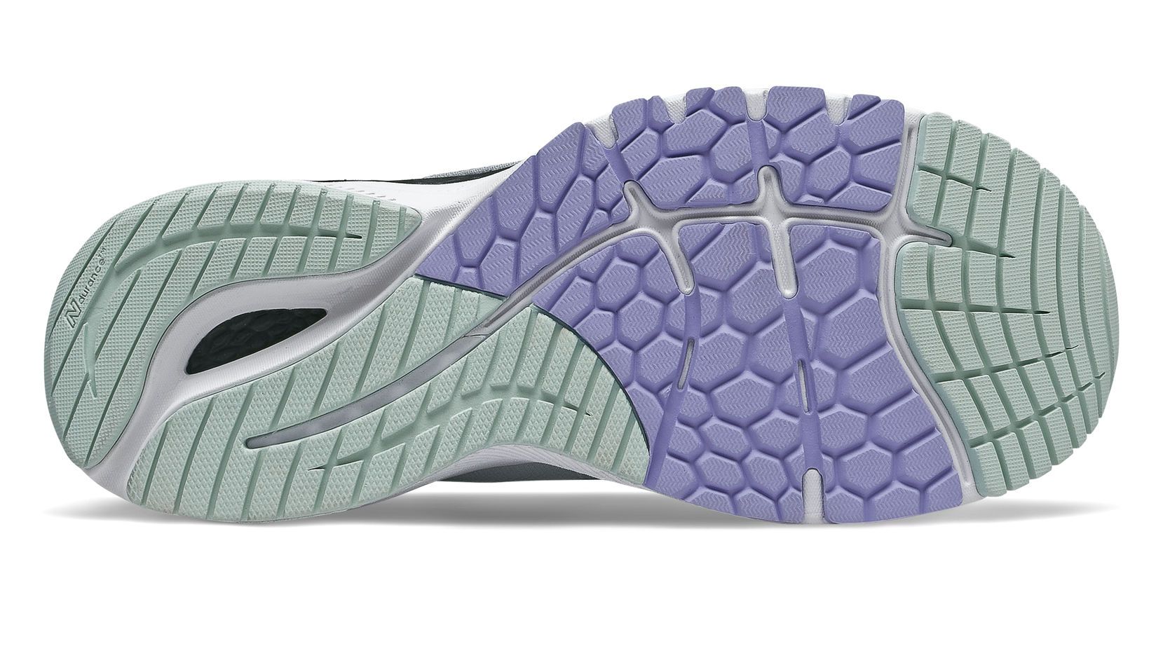 Chaussures de running femme W860 Gris Blanc Vert