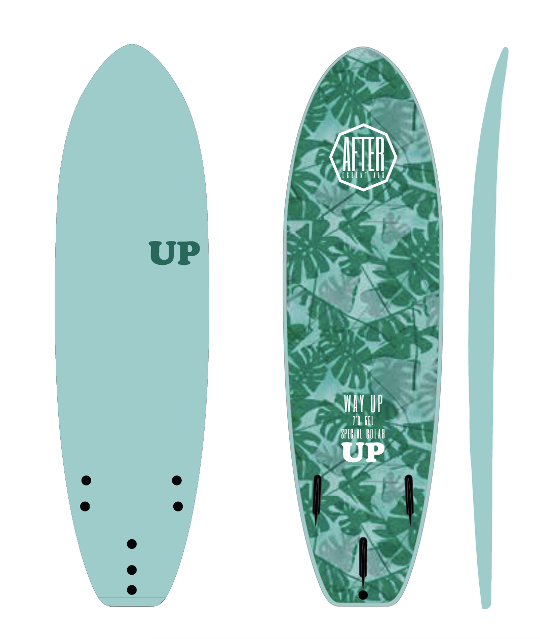 Planche de surf en mousse After Essential - Way Up - 7'0