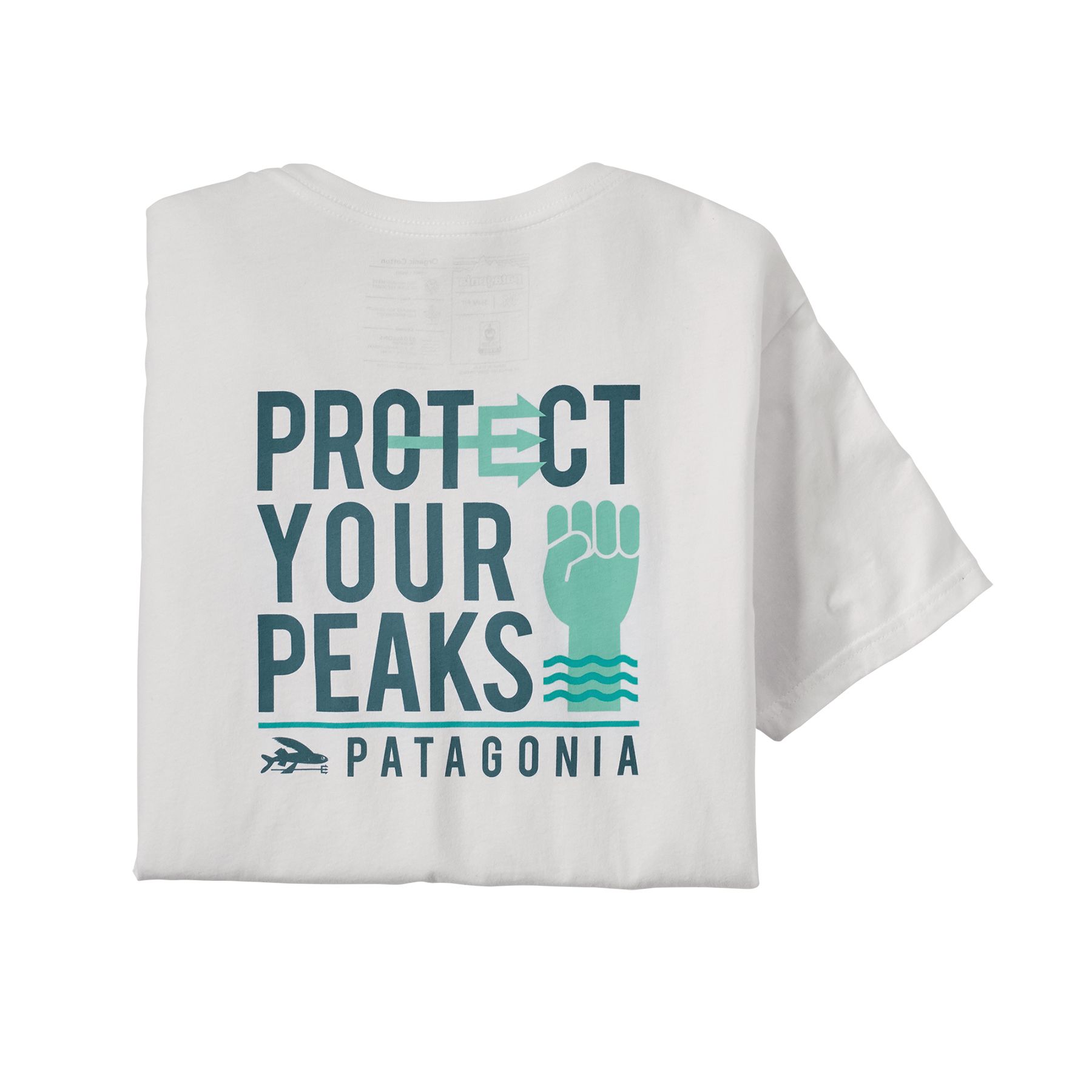 Tee-Shirt M's Protect Your Peaks Organic - WHI