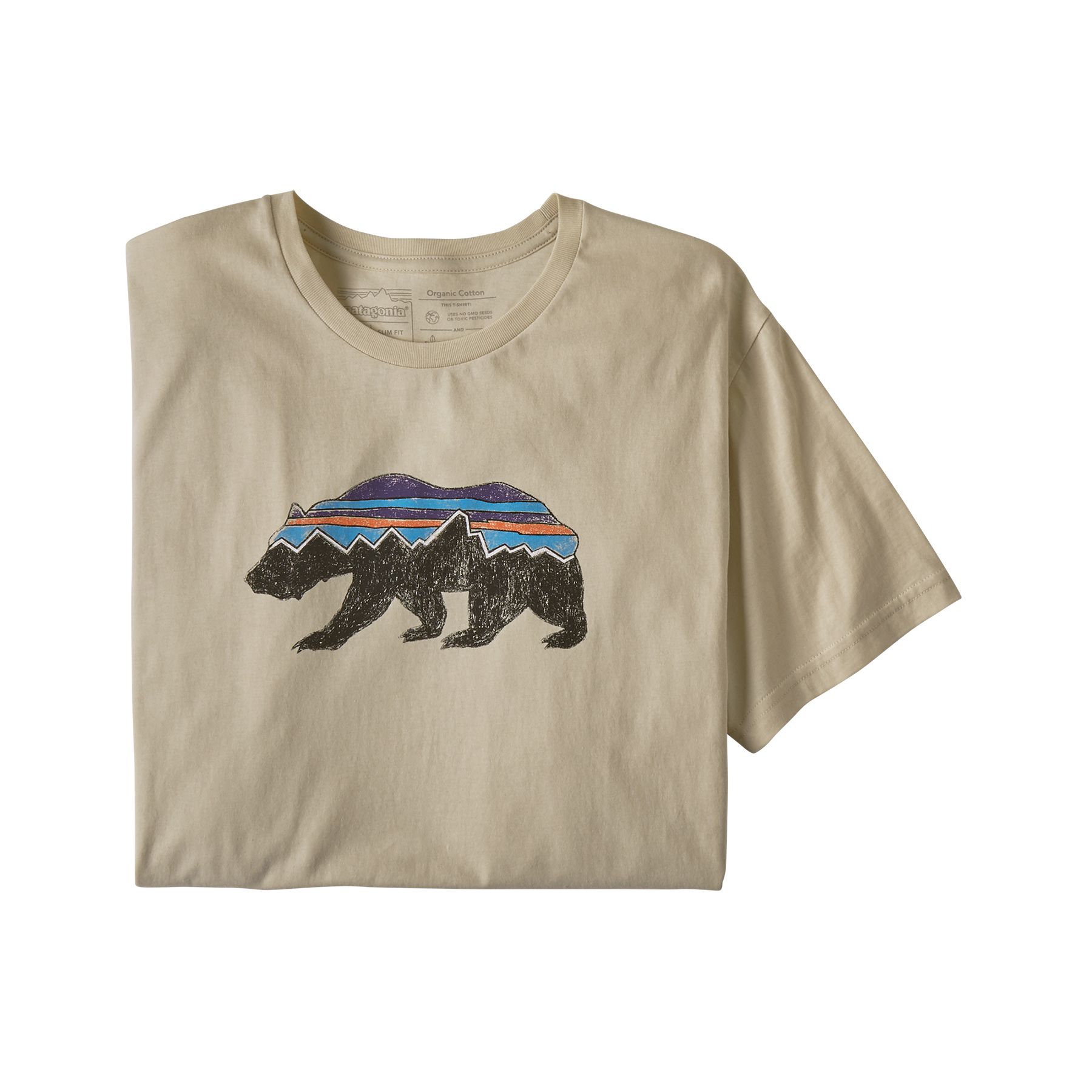 Tee-Shirt M's Fitz Roy Bear Organic - OYWH