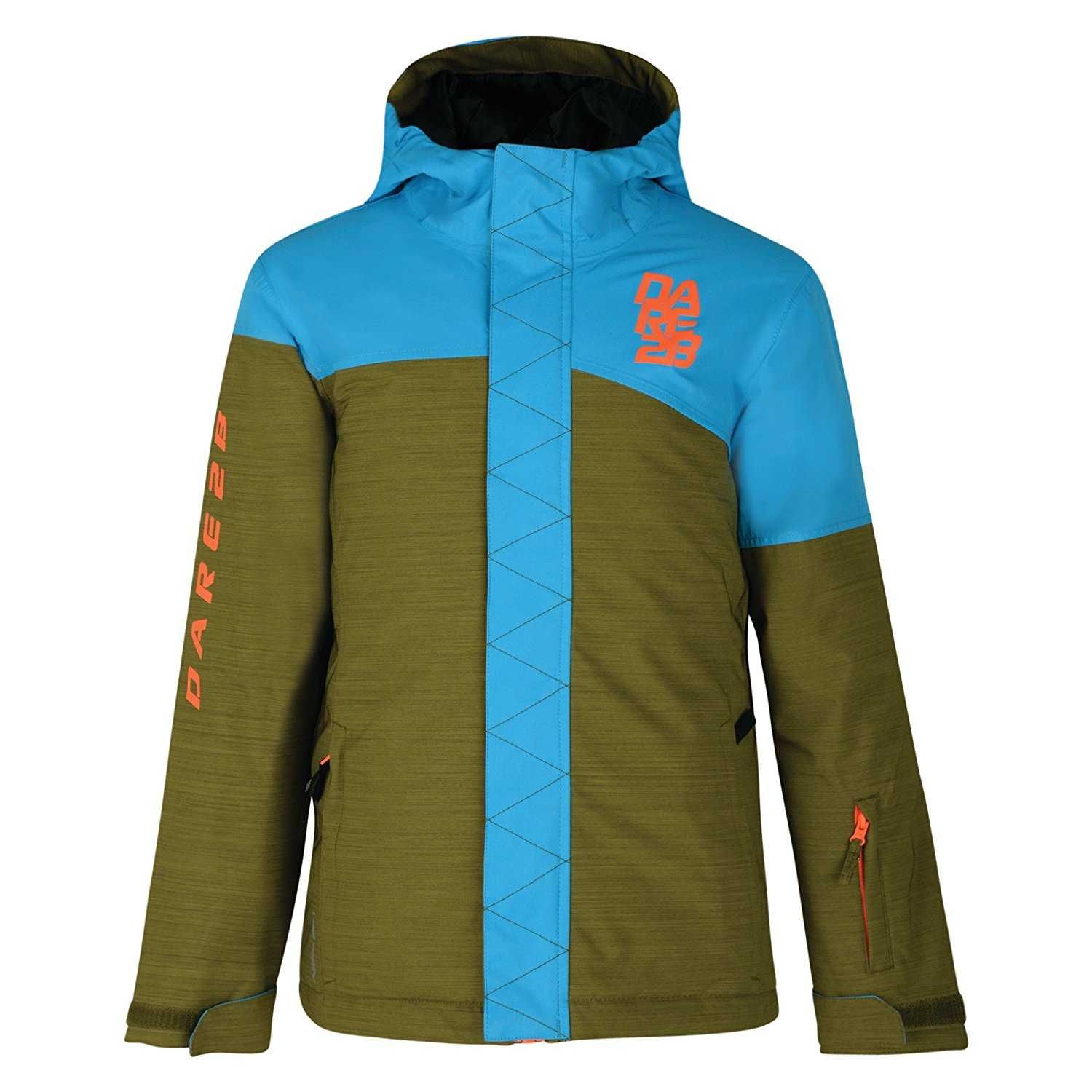 Veste de Ski Wiseguy Jacket - Cardamom Green Texture/ Fluro Blue