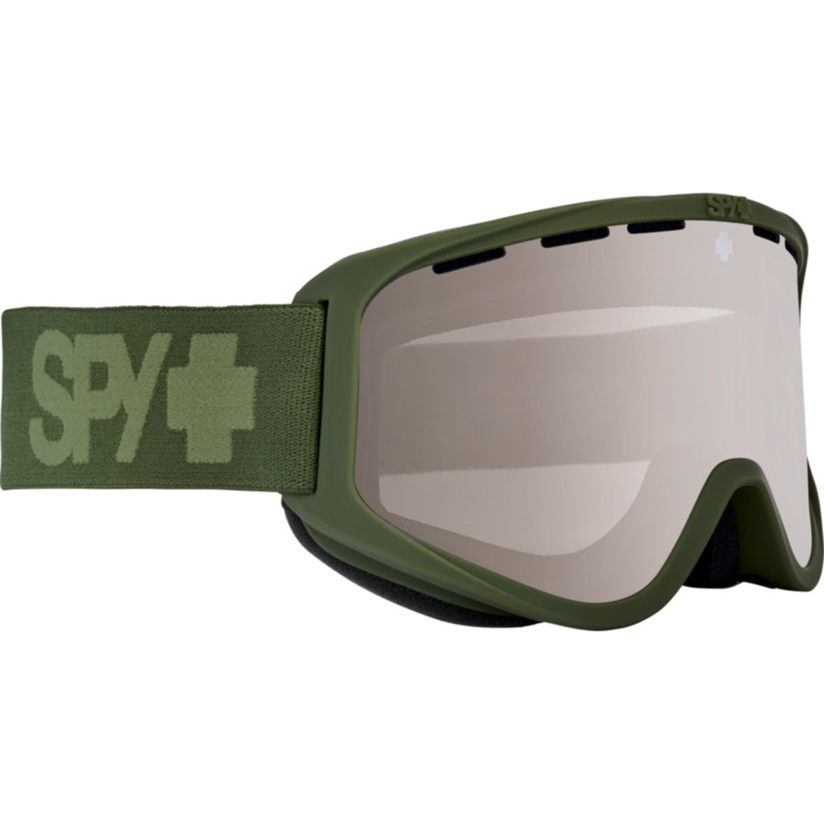 Masque de Ski Woot - Matte Olive Green -  HD Bronze with Silver Spectra Mirror + HD LL Persimmon