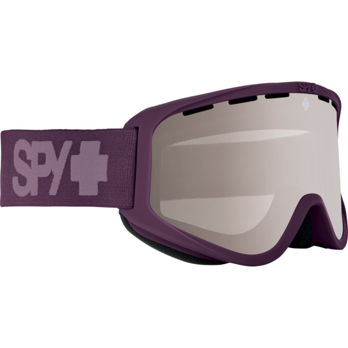 Masque de Ski Woot - Matte Purple -  HD Bronze with Silver Spectra Mirror + HD LL Persimmon