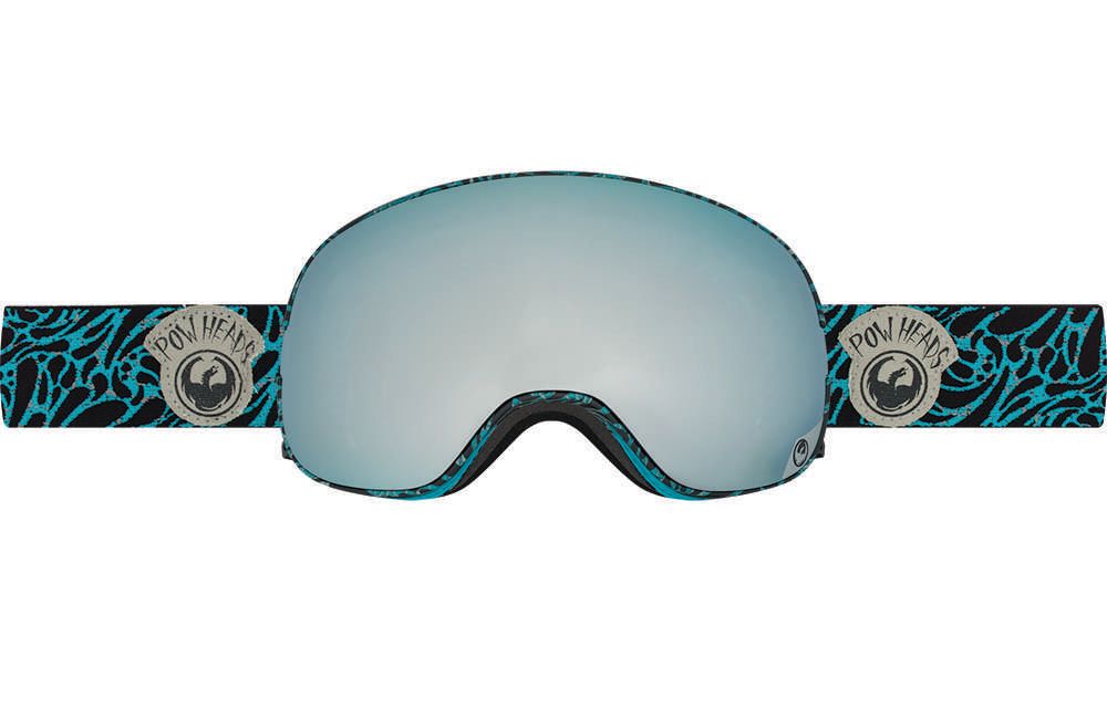 Masque De Ski X2 - Pow Heads Blue - Mirror Ion + Yellow Blue Ion