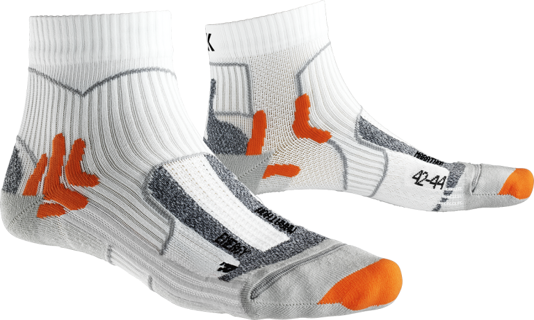 Chaussettes X-Socks Marathon Energy Blanc/Orange