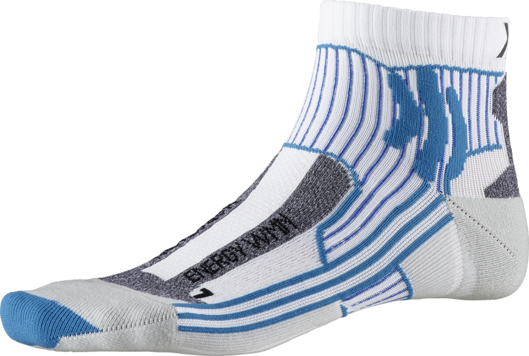 Chaussettes X-Socks Marathon Energy Femme Blanc/Bleu