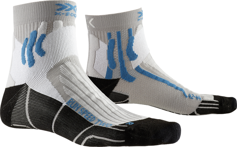 Chaussettes X-Socks Run Speed Two Gris/Bleu