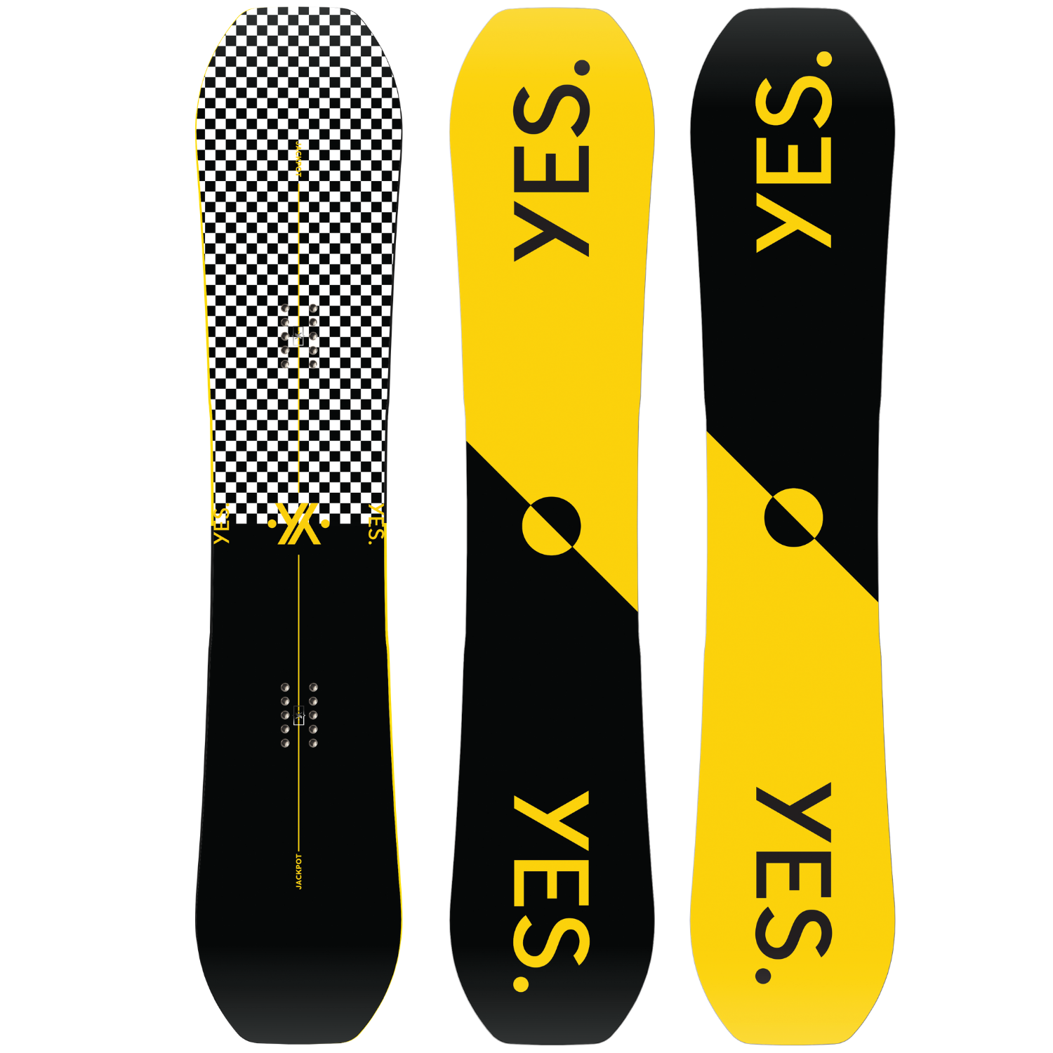 planche de snowboard YES Jackpot Checkerboard Twin 2021
