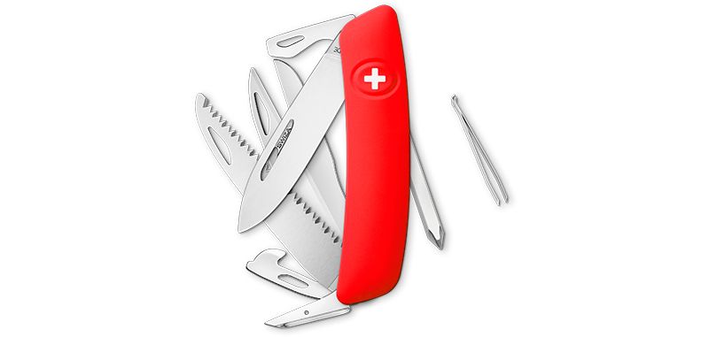 Couteau suisse - rouge