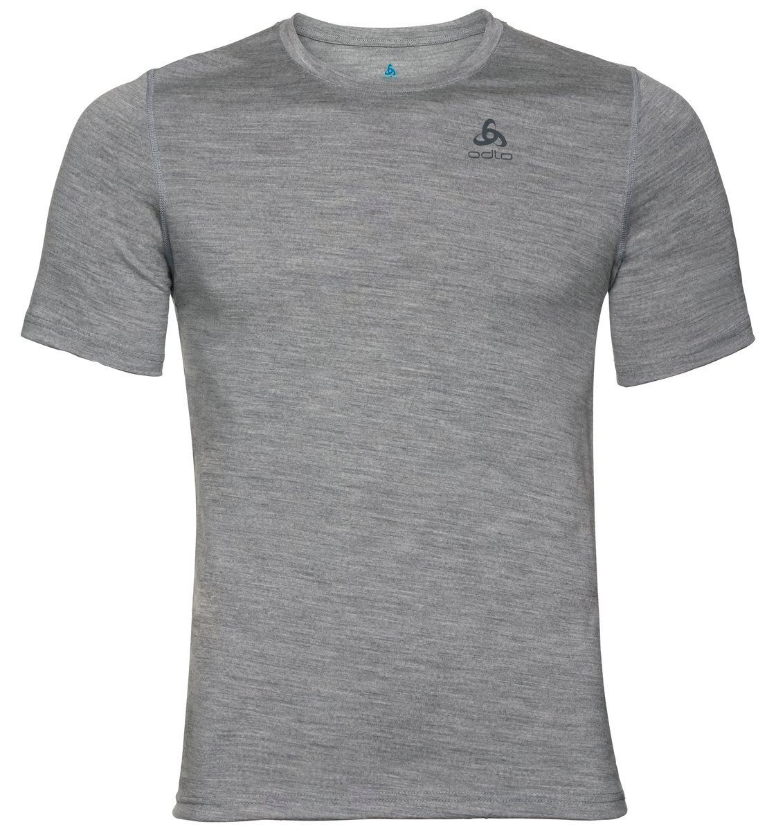 T-Shirt à manches courtes Natural Merino Warm - Grey Melange Grey Melange