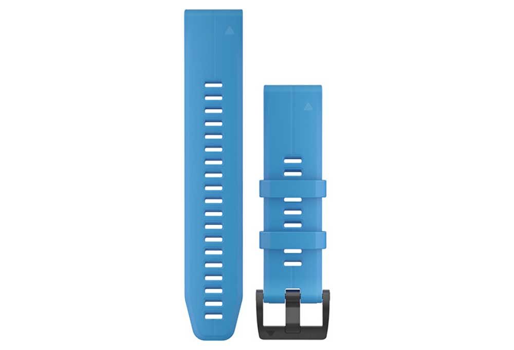 Bracelets QuickFit® - 22mm Silicone Bleu cyan