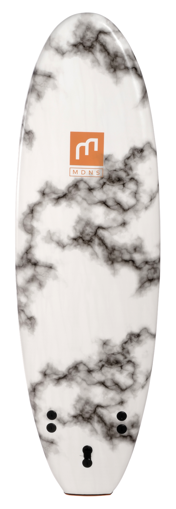 Planche de surf en mousse Marble - Blanc / Orange