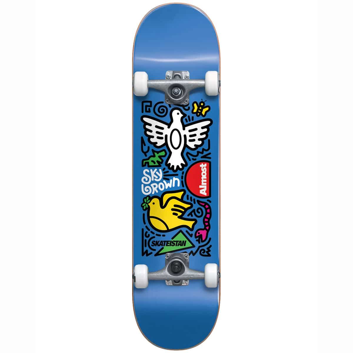 Planche de skateboard Complete 7.5 x 31.1 Sky Doodle Skateistan 