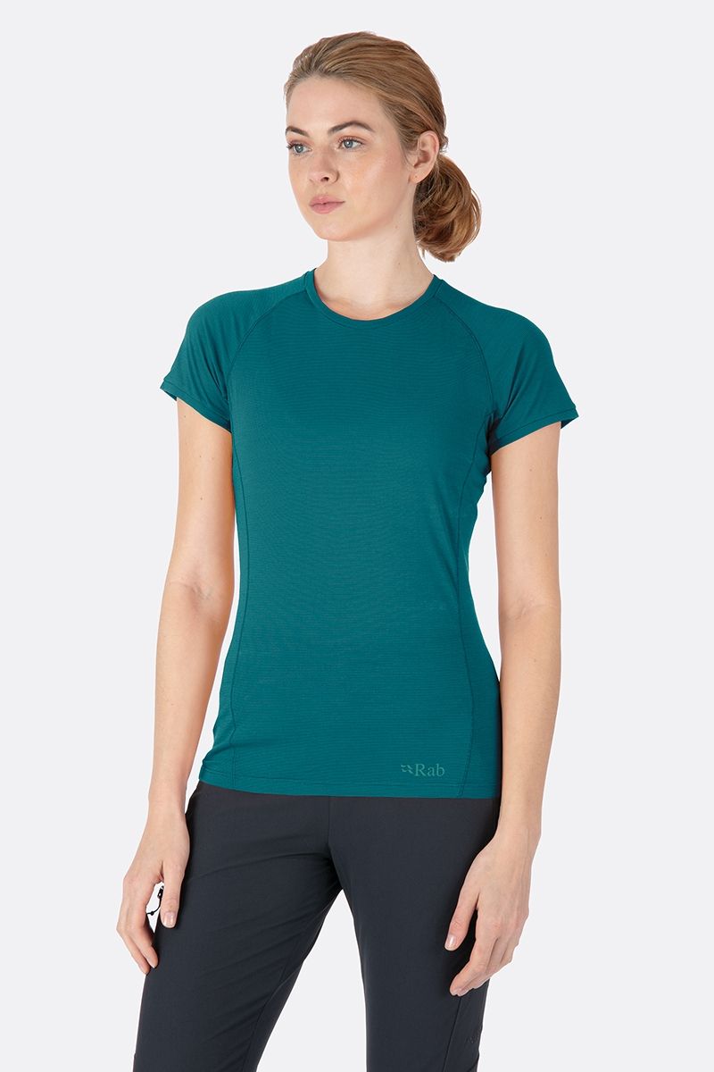 Tee Shirt de Randonnée Forge Tee Womens - Aquamarine