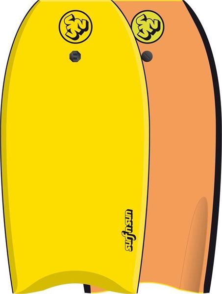 Bodyboard SIMILAR jaune- orange 42"