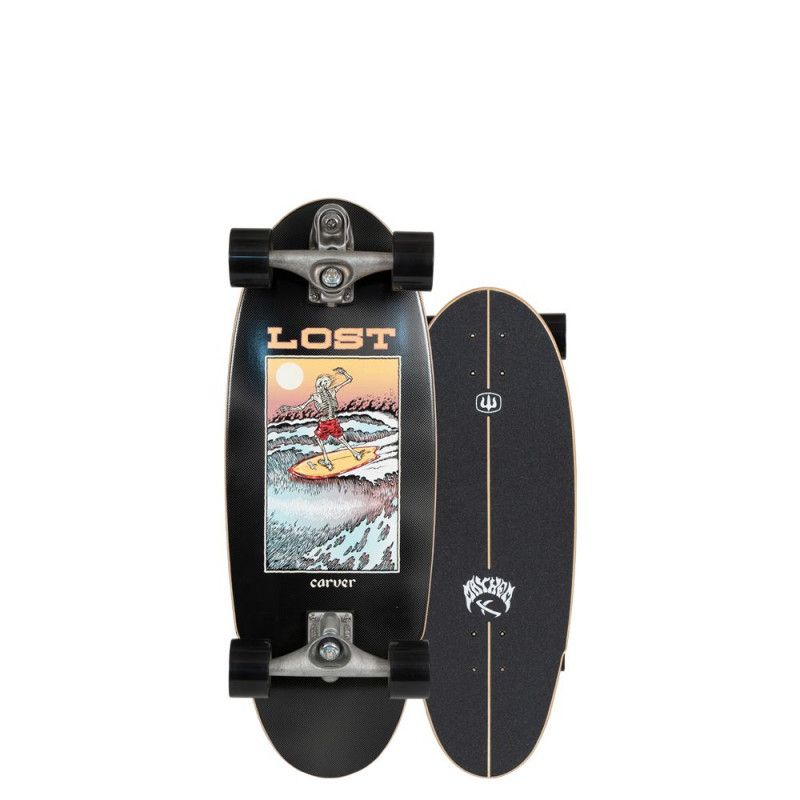 Skateboard Carver Complete Lost Bean Bag 28" 2021 (new Model)