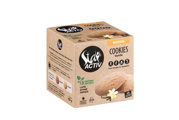 Boîte de 5 Cookies à la vanille naturelle