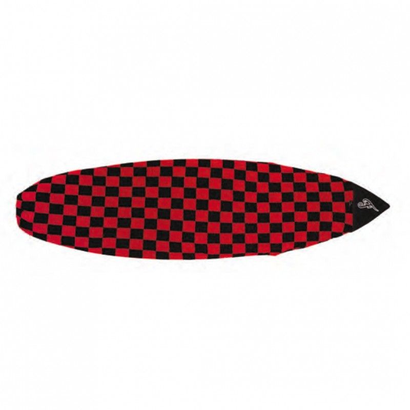 Housse de surf chaussette TIM CURRAN JACQUARD 6'6 BLK/RED