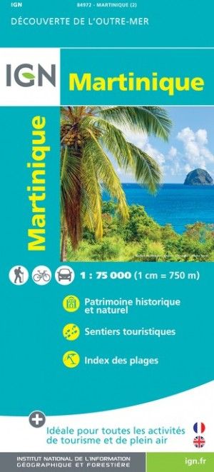 Carte Touristique 84974 - La Reunion - 1/75 000