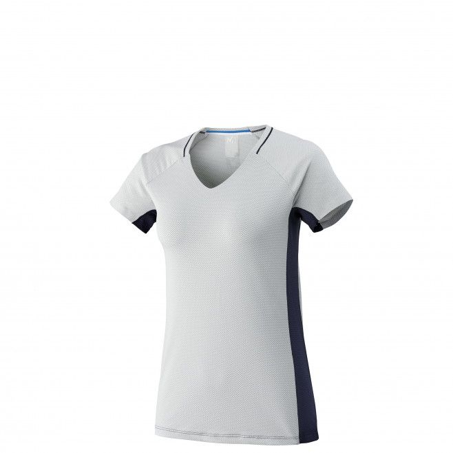 Tee-shirt manches courtes Trilogy Delta-L-Blanc - Bleu