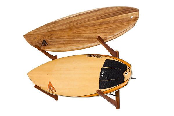 Support mural pour surf CORSURF MULTIRACK DARK WOOD