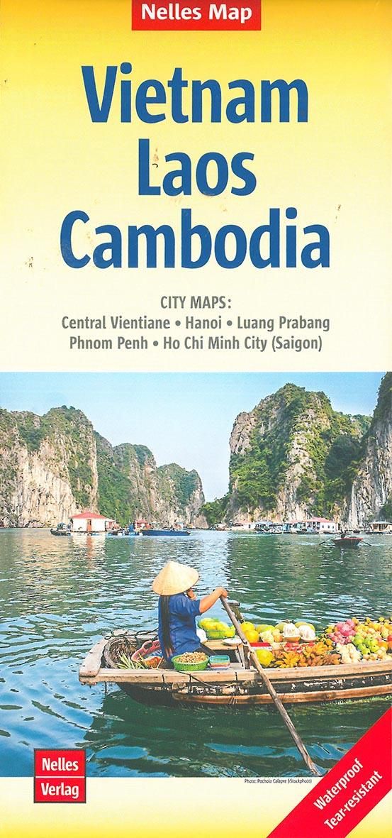 Guide pour le Vietnam/Laos/Cambodge au 1/1 500 000