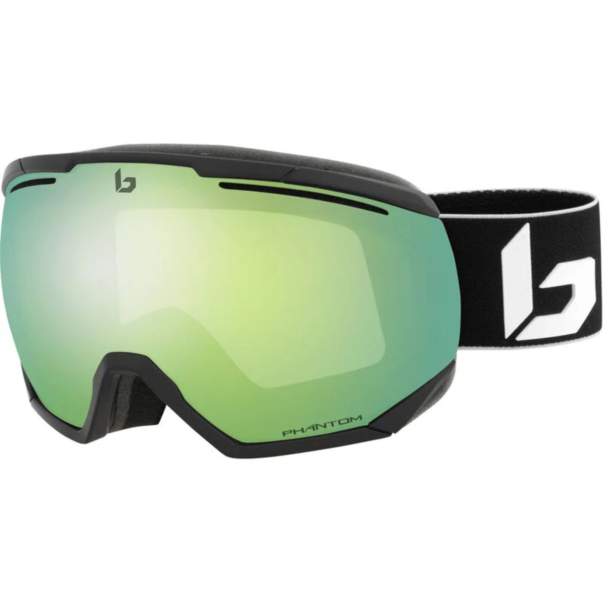 Masque de Ski Northstar - Black Corp Matte - Phantom Green Emerald (Cat 1 à 3)
