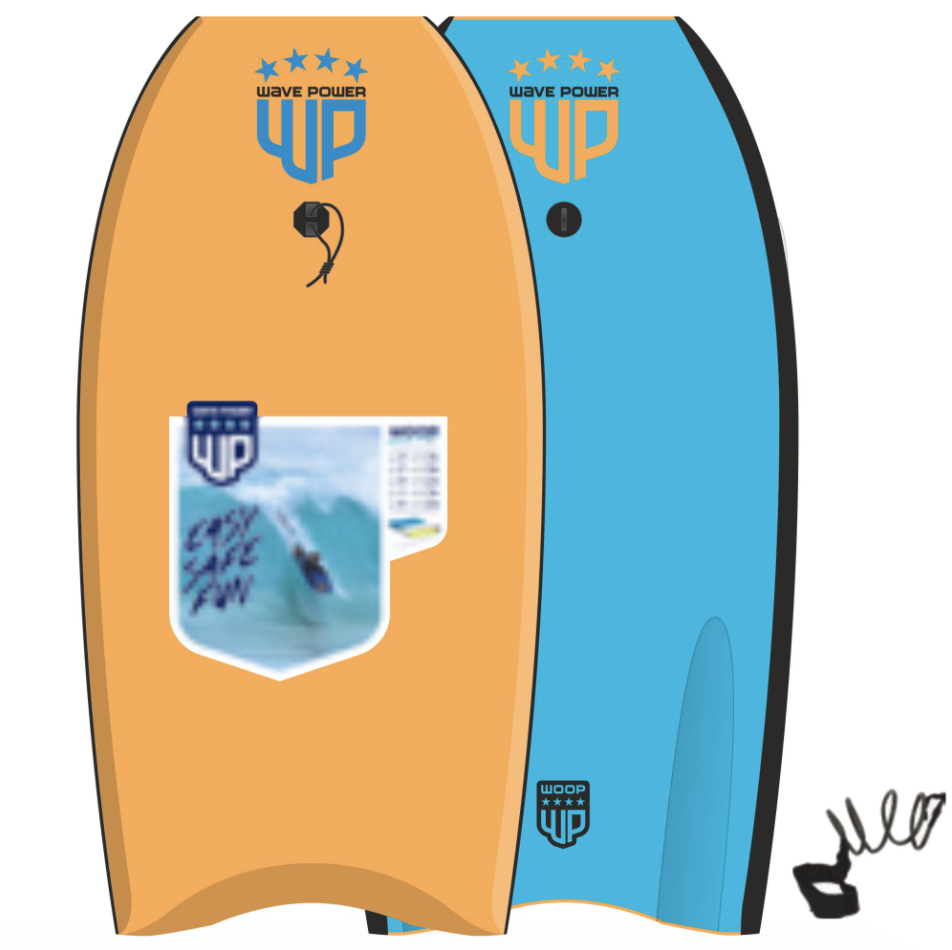 Planche de bodyboard Woop EPS - Orange Lite Blue