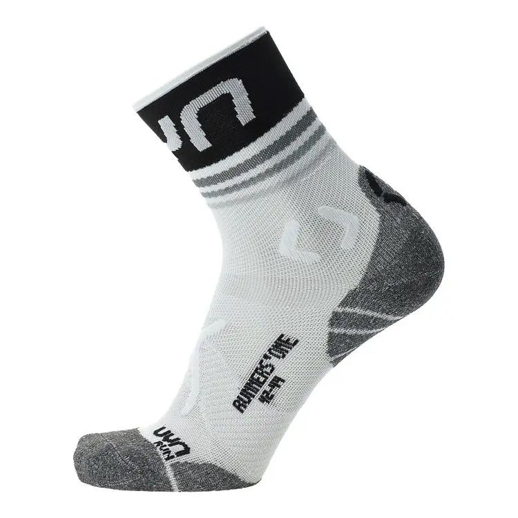 Chaussette de running Runner's One Short Socks - White Black