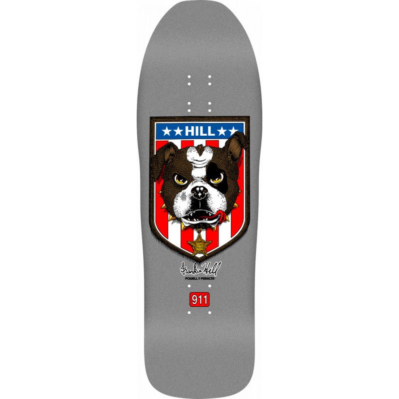 Planche de skate Reissue Hill Bulldog Grey 10"