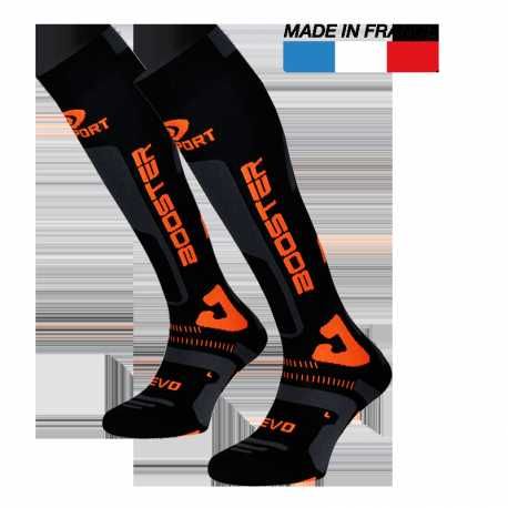 Chaussettes de compression slide evo - Noir/Orange