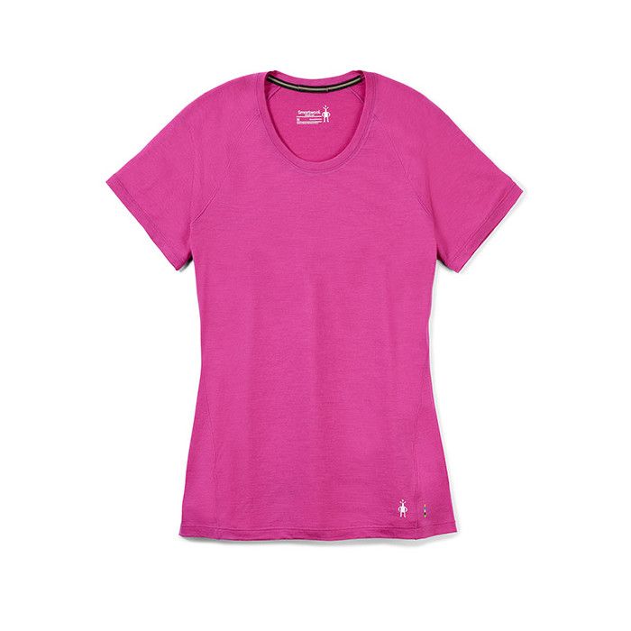 Tee Shirt de randonnée à manches courtes Classic All-Season Merino Base Layer Short Sleeve - Festive Fuschia