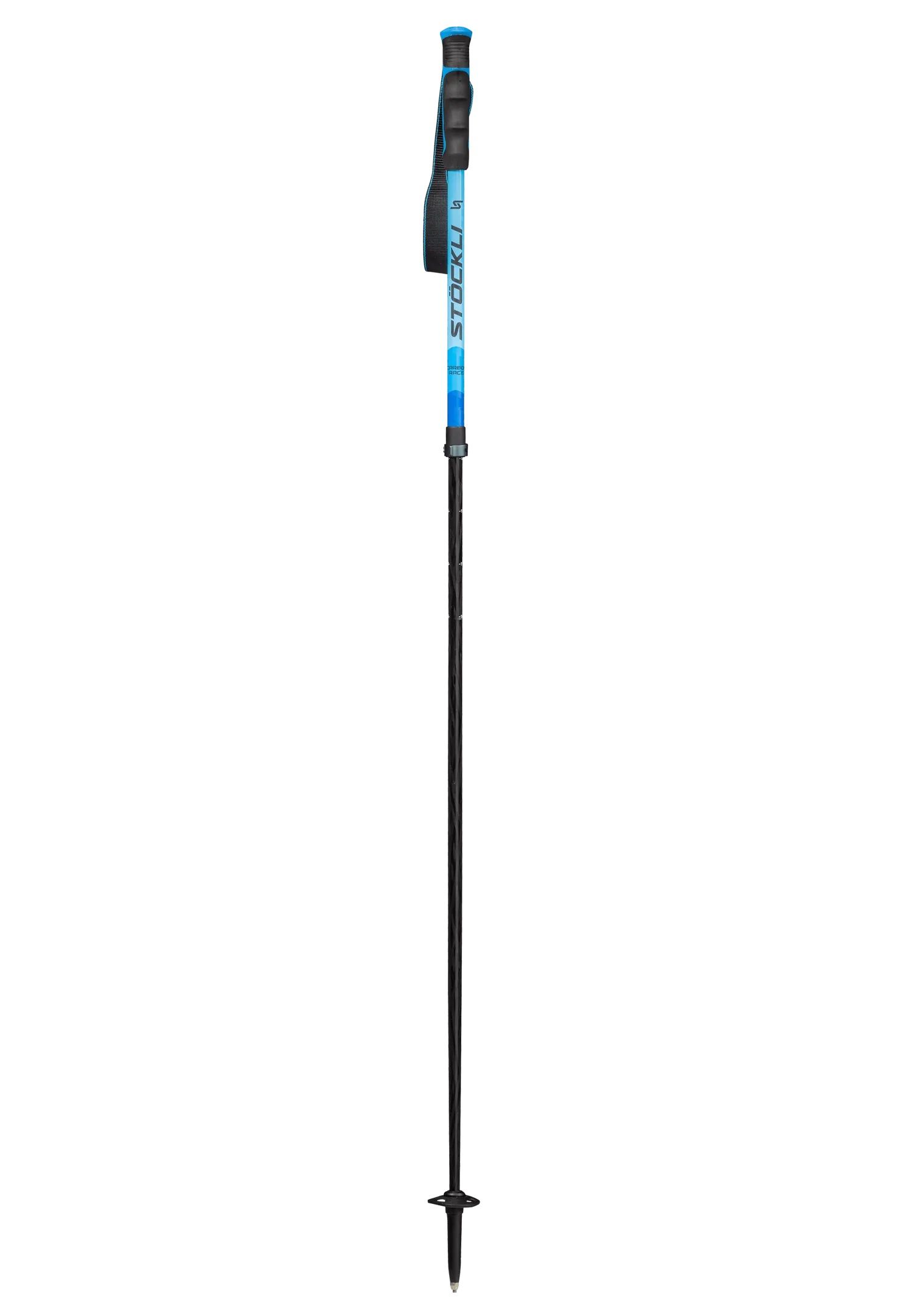 Bâtons de ski Carbon Race Vario Blue
