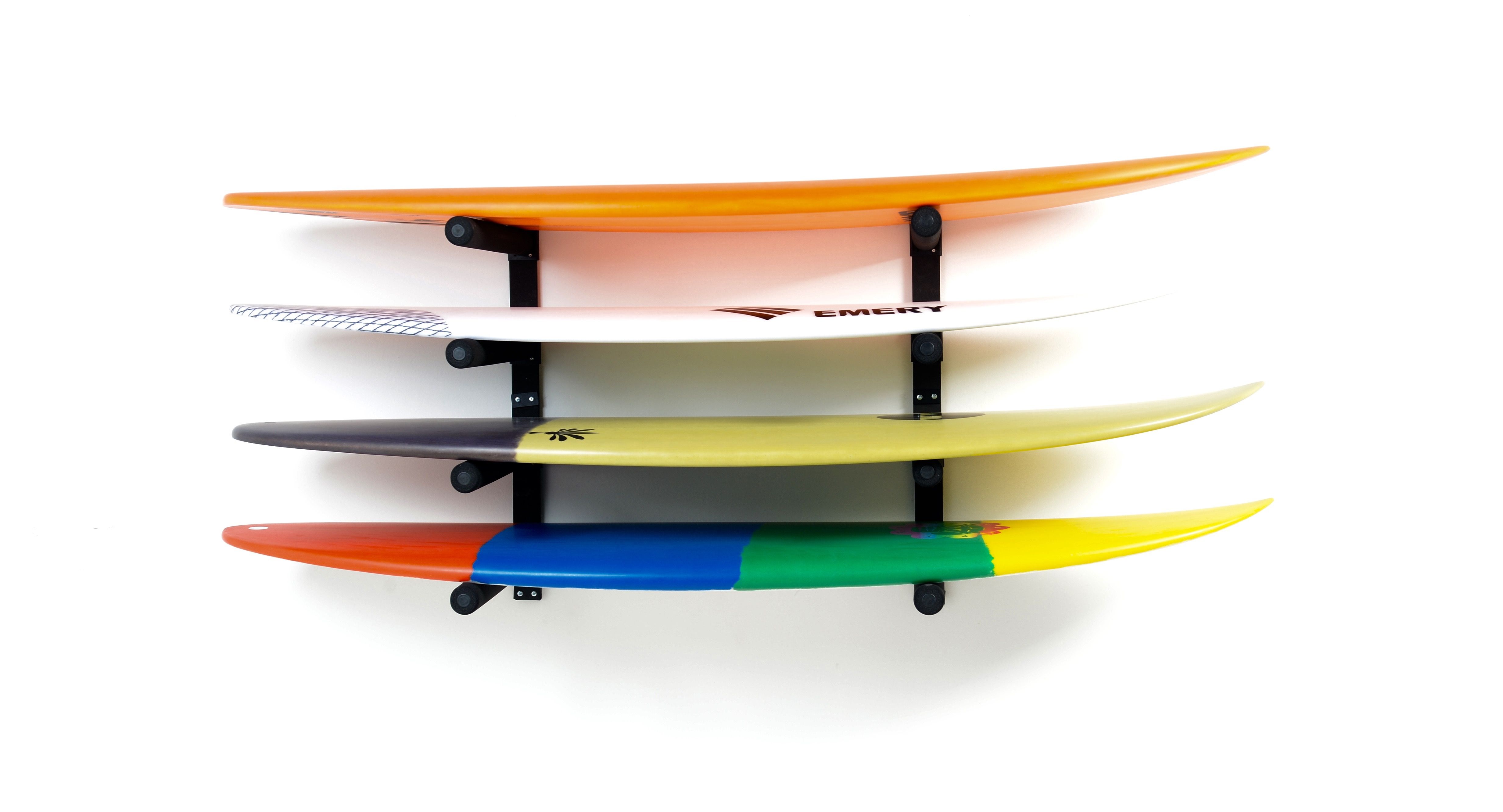 Support mural pour surf SURFBOARD STORAGE RACK 4 LEVELS