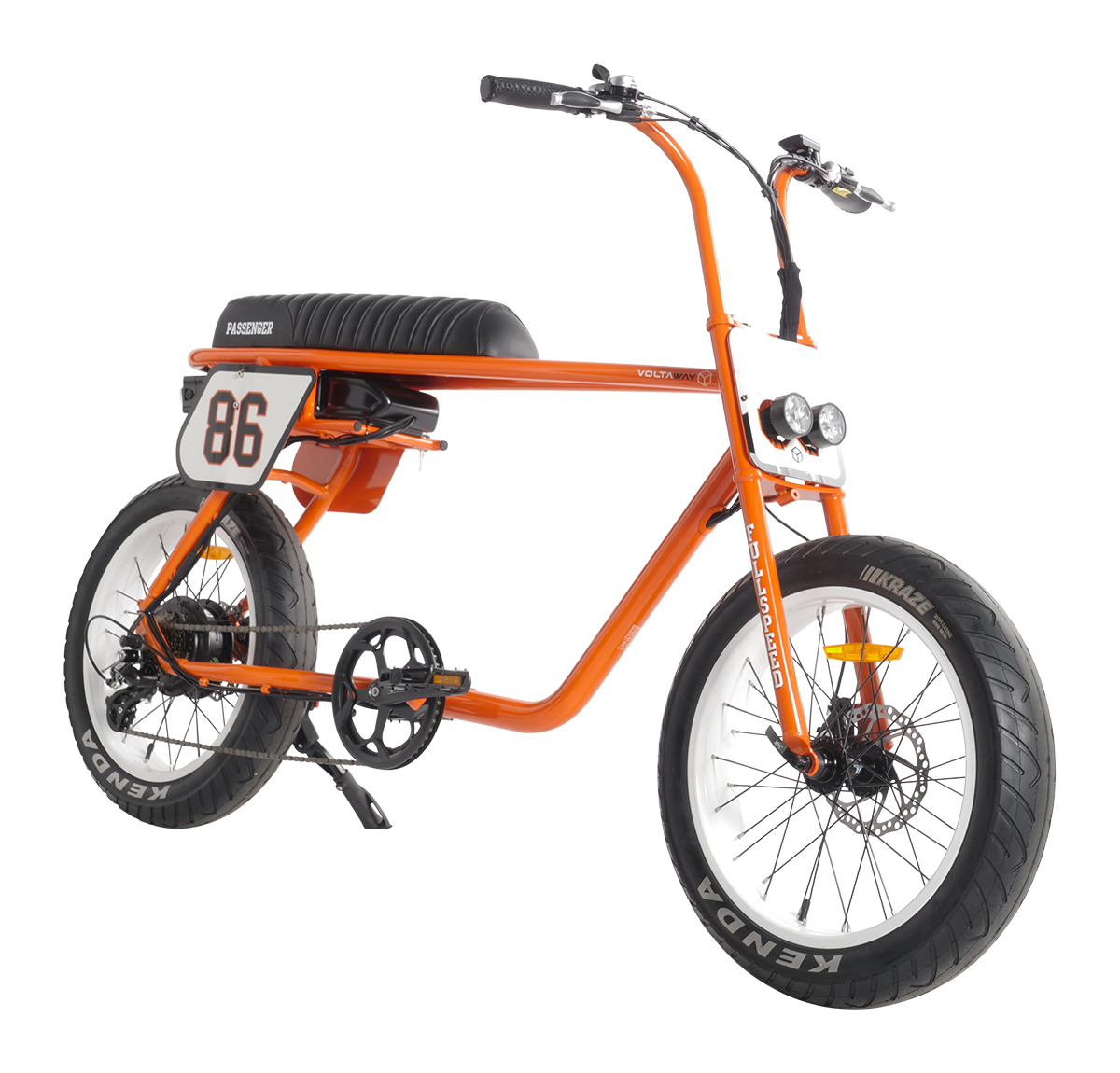 Vélo électrique Passenger Fat - Orange