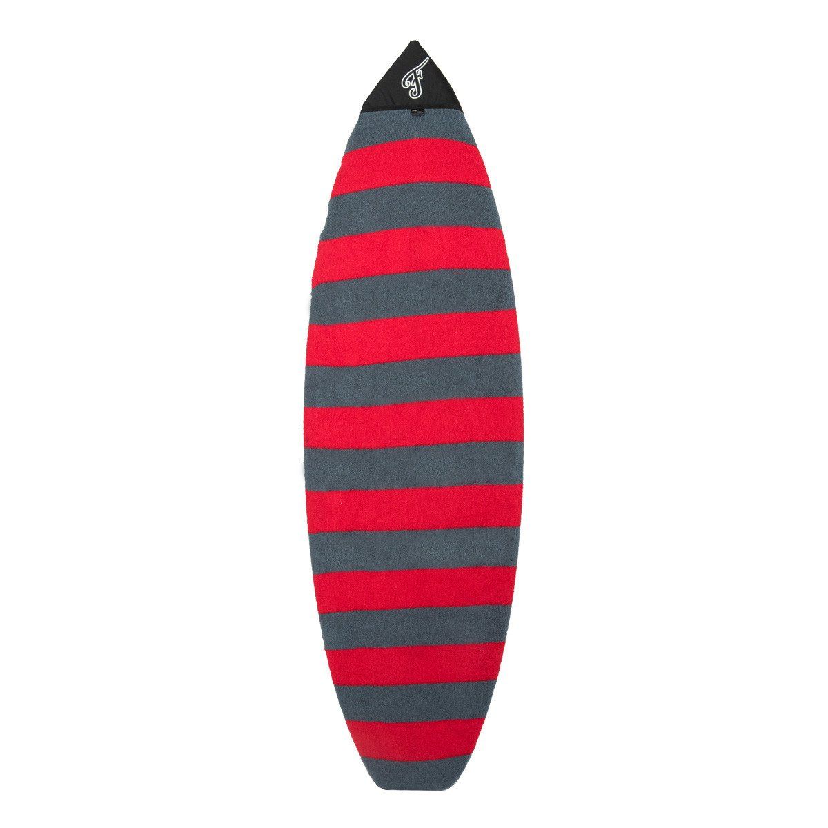 Housse de surf chaussette WOODLAKE 6'6 SHORTBOARD RED/CHARCOAL