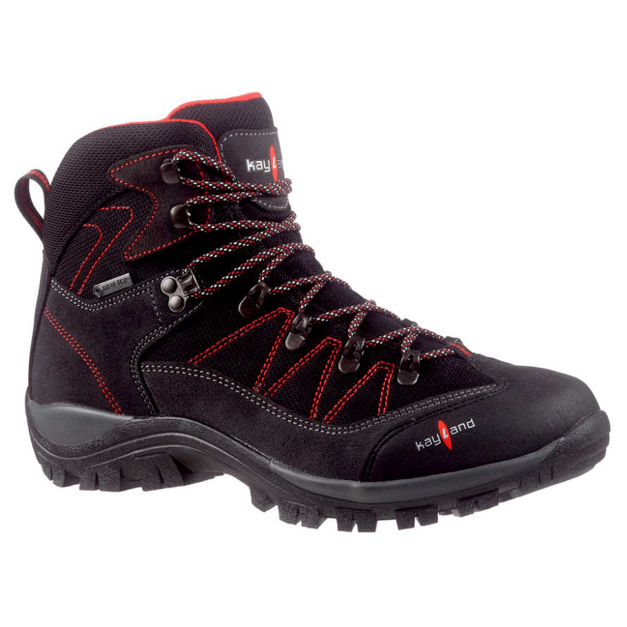 Chaussures randonnée Homme Ascent GTX - Noir/Rouge